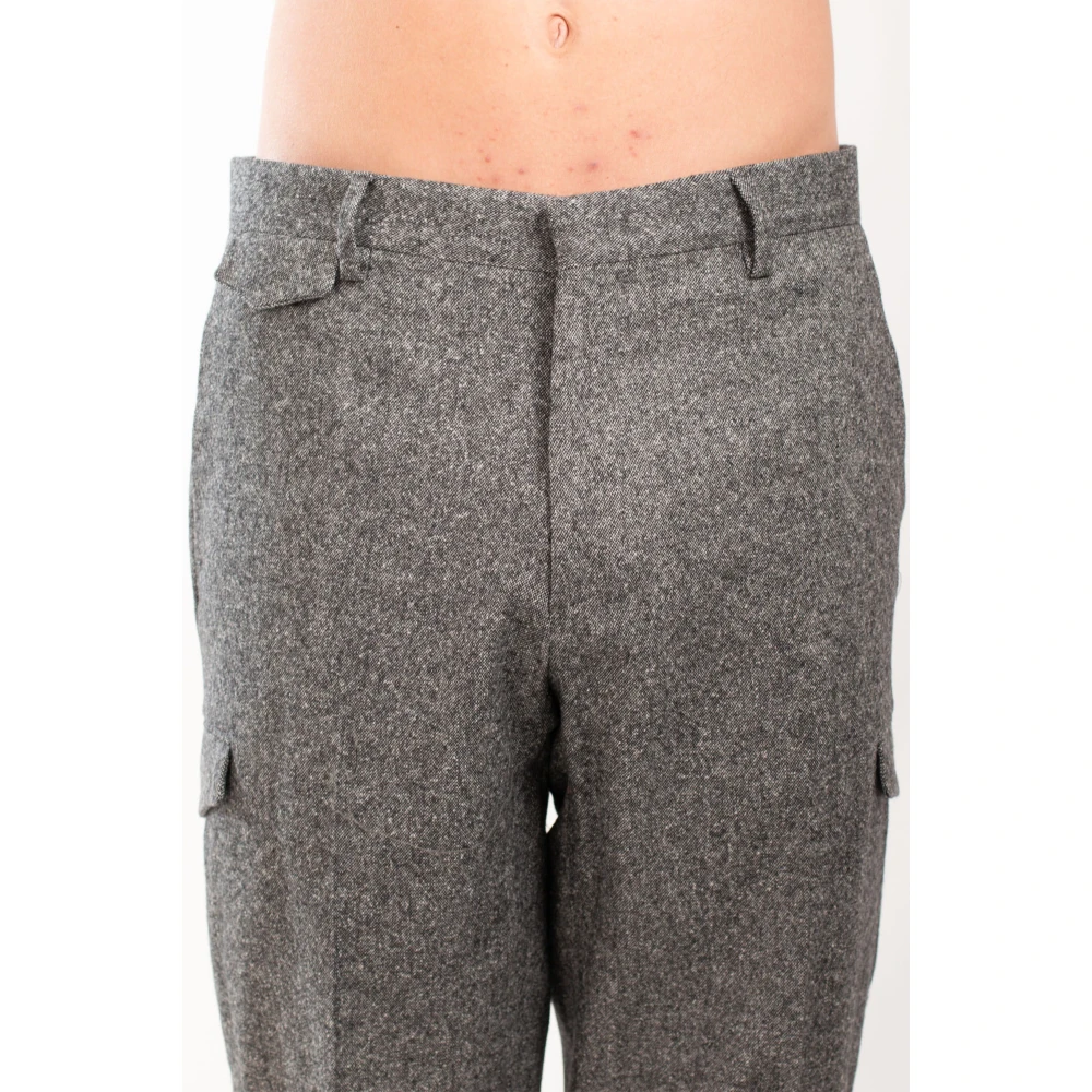 Briglia Wol Cargo Broek Gray Heren
