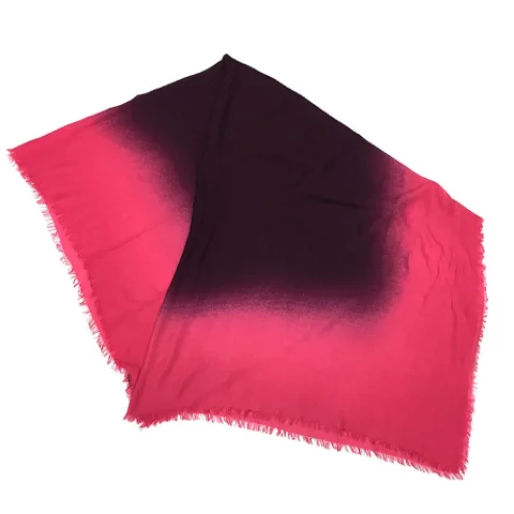Bottega Veneta Vintage Pre-owned Fabric scarves Pink Dames