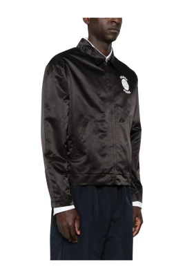 Paris Emblem Zipped Coach Jacket