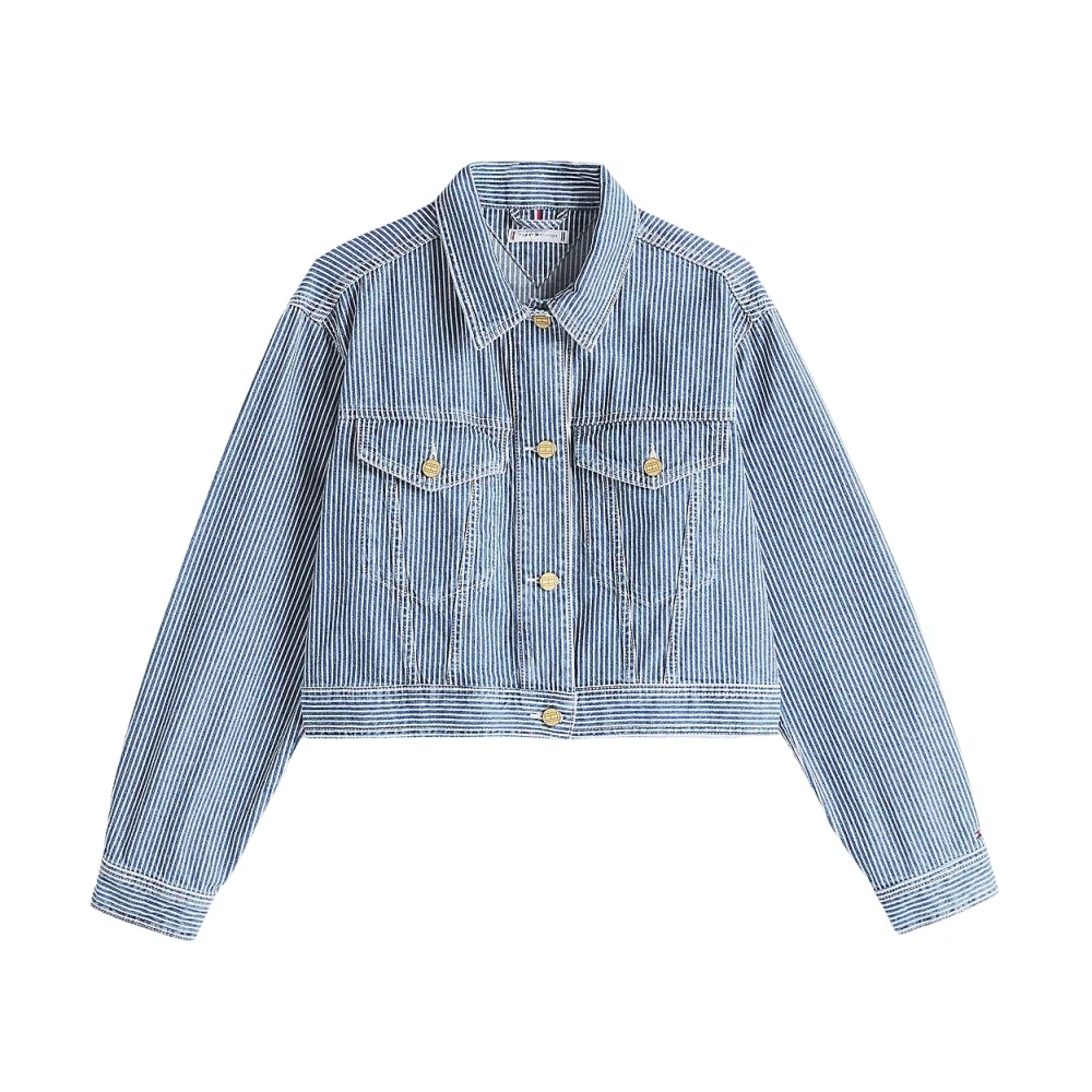 Jackets > Denim Jackets - - Tommy Hilfiger - Modalova
