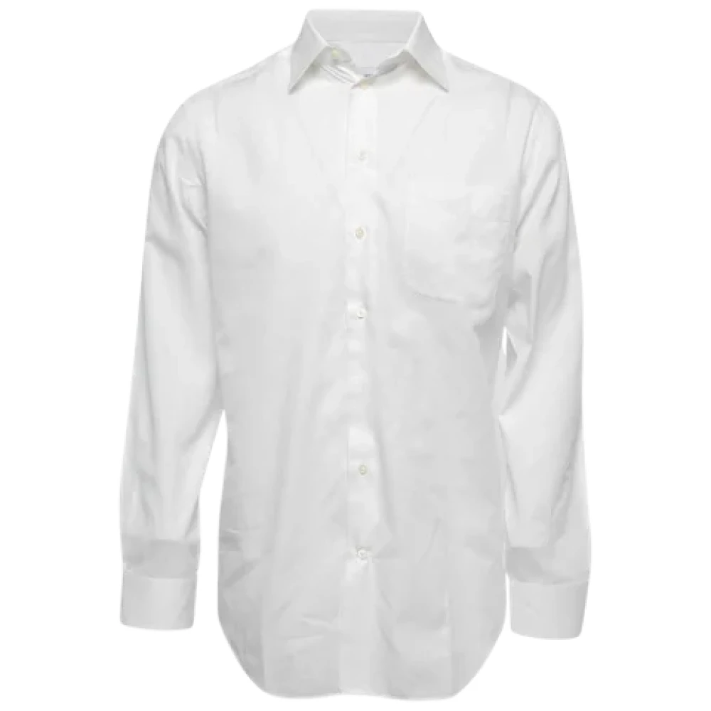 Armani Pre-owned Cotton tops White Heren