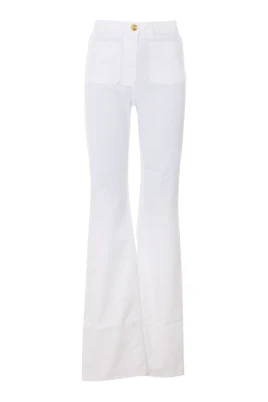 Bell-bottom Jeans med små fickor