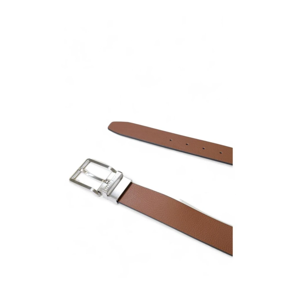 Tommy Hilfiger Klassieke Leren Riem Collectie Brown Heren