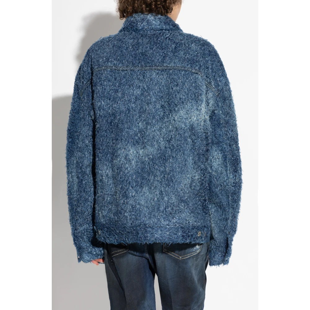 Dsquared2 Jas met logo Blue Dames
