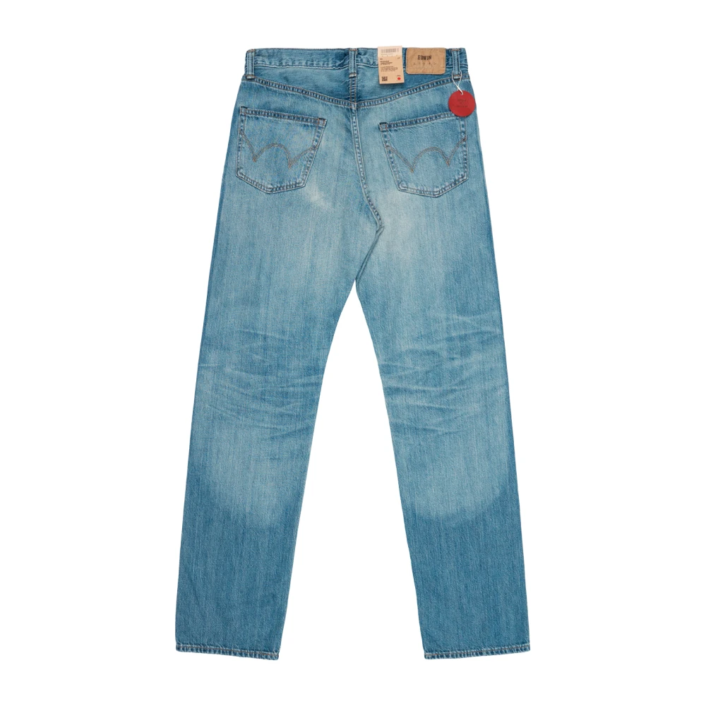 Edwin Japanse Wijde Rechte Pijp Katoenen Jeans Blue Heren