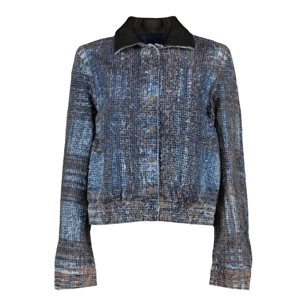 Diesel Femme Bleu Vestes, Taille: 40 Fr Veste De-Ateli-S