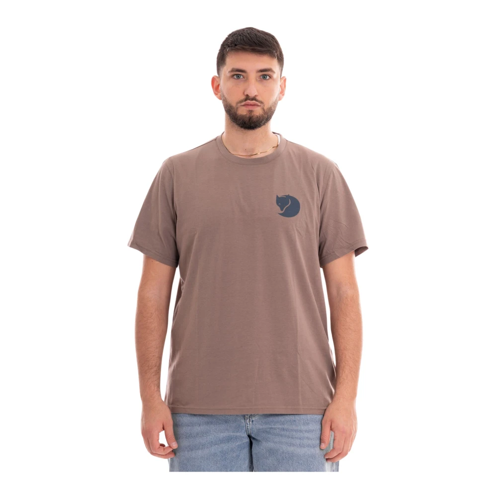 Fjällräven Natuurwandeling T-shirt Mannen Brown Heren