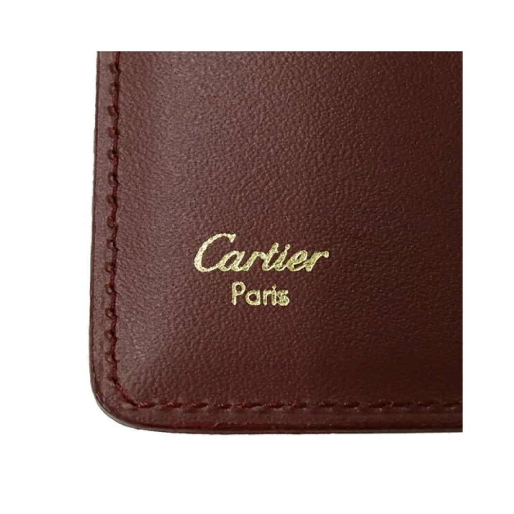 Cartier Vintage Pre-owned Leather key-holders Red Unisex