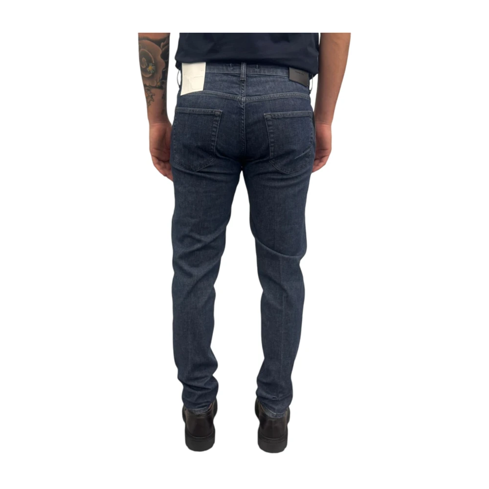 Michael Coal Stretch Denim Skinny Jeans Blue Heren