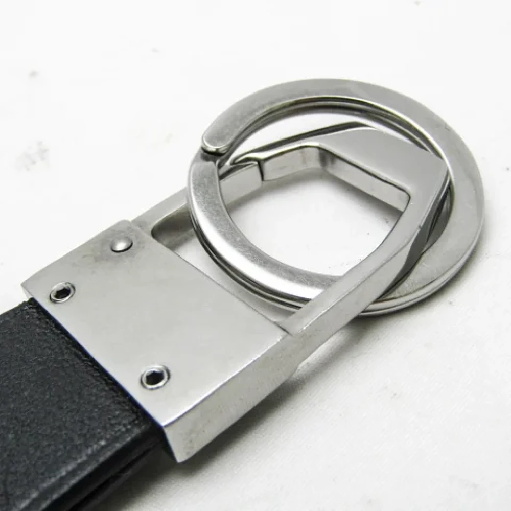 Bottega Veneta Vintage Pre-owned Leather key-holders Black Dames