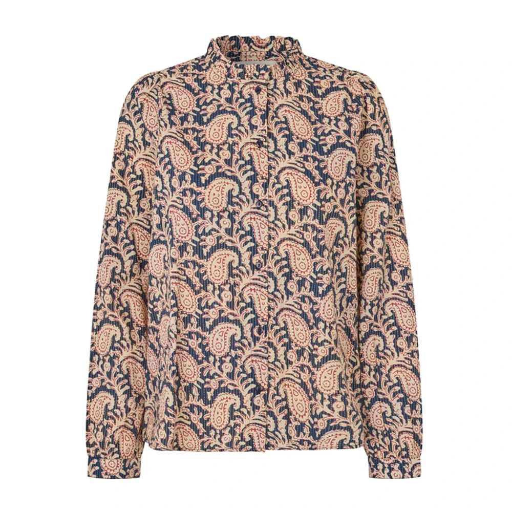 Lollys Laundry Kleurrijk Paisley Patroon Overhemd Multicolor Dames