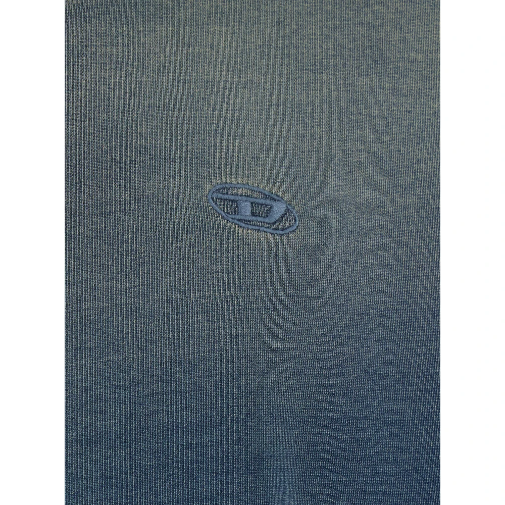 Diesel Blauwe Boxt-Hood Hoodie met D Logo Blue Heren