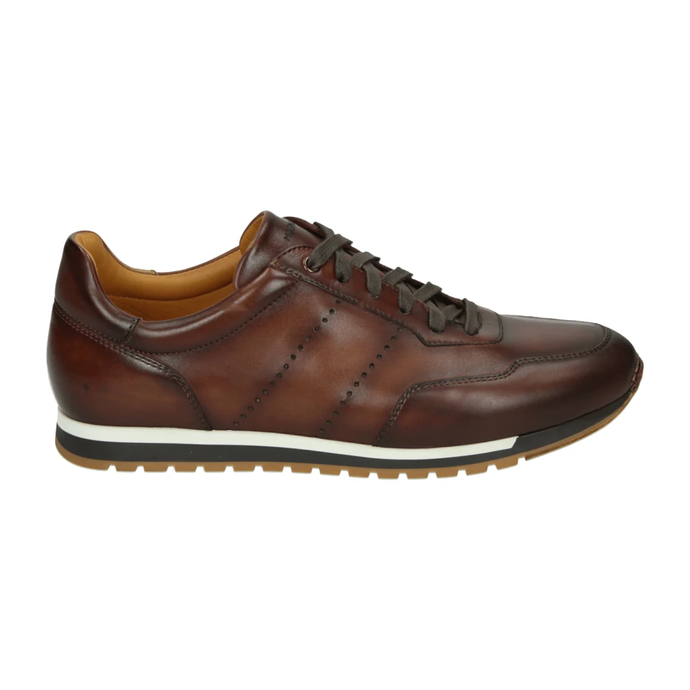 Magnanni Casual leren schoenen in cognac Heren Schoenen Bruin