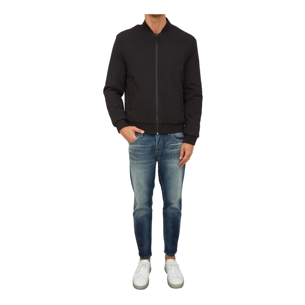 Antony Morato Zwarte Schouder Cap Stijlvol Shirt Black Heren