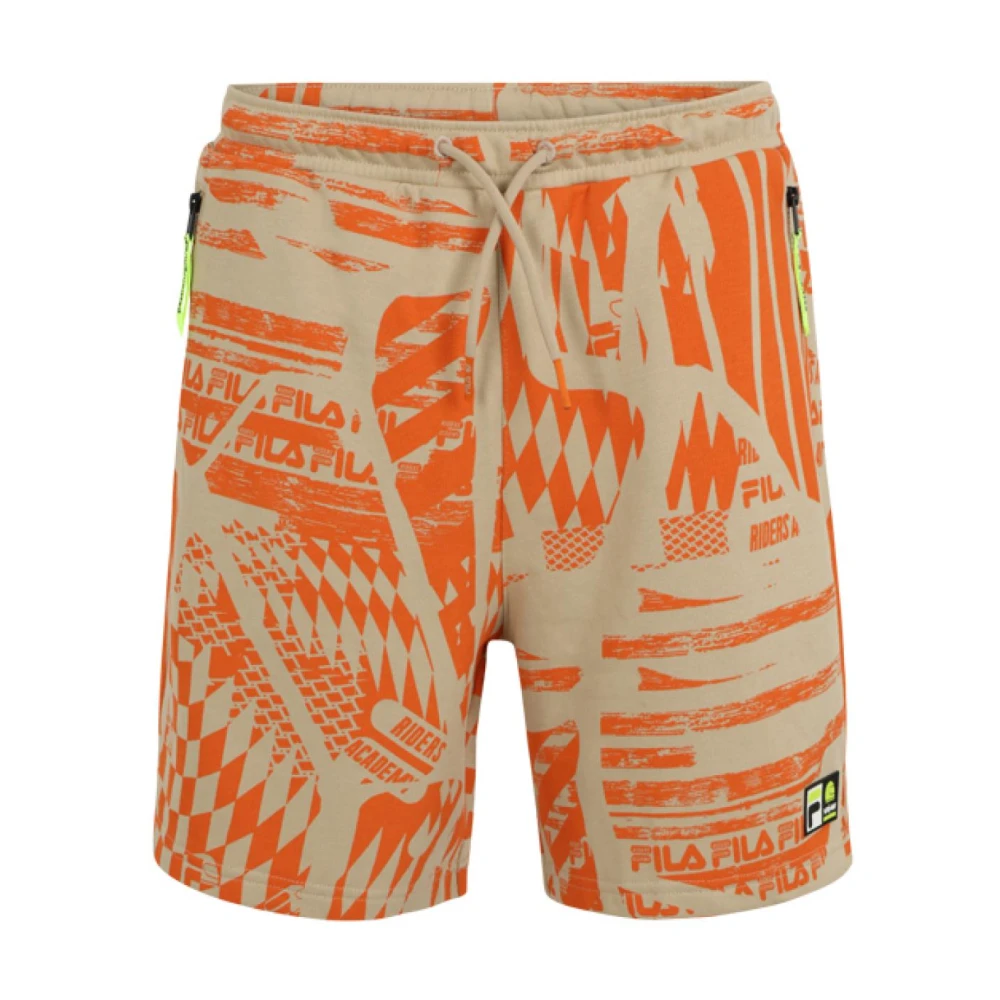 Fila Katoenen Bermuda Shorts met zijzakken Orange Heren