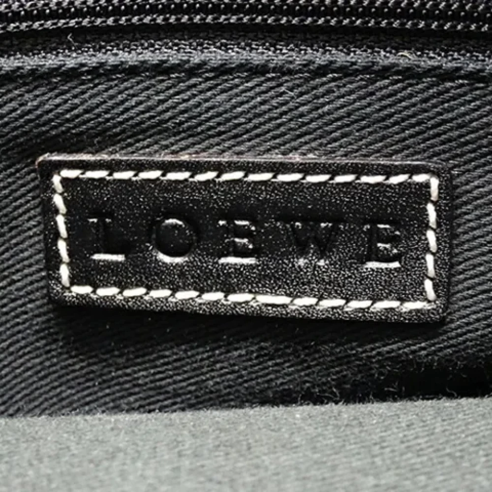 Loewe Pre-owned Canvas handbags Gray Dames