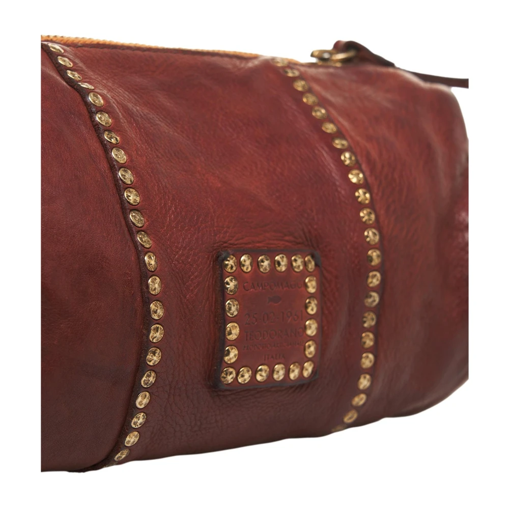 Campomaggi Bruine leren schoudertas Brown Dames