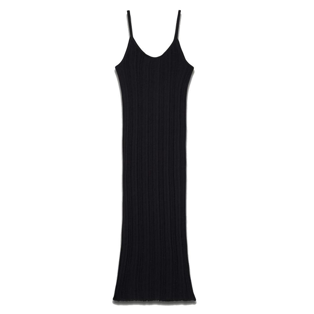 Palm Angels Knitted Dresses Black Dames
