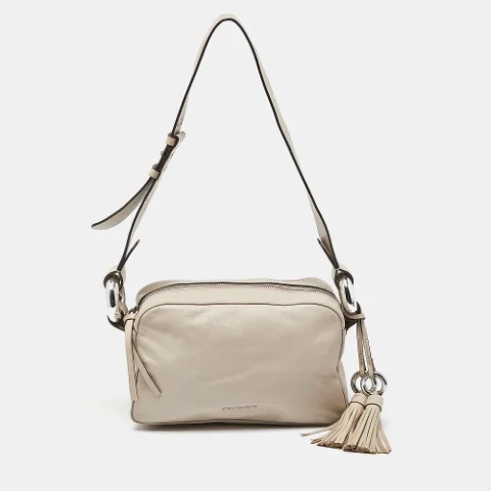 Michael Kors Pre-owned Leather shoulder-bags Beige Dames