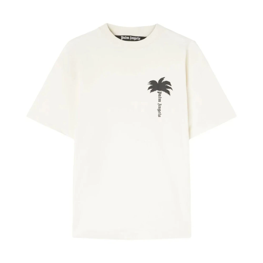 Palm Angels Heren The Palm T-Shirt Wit White Heren