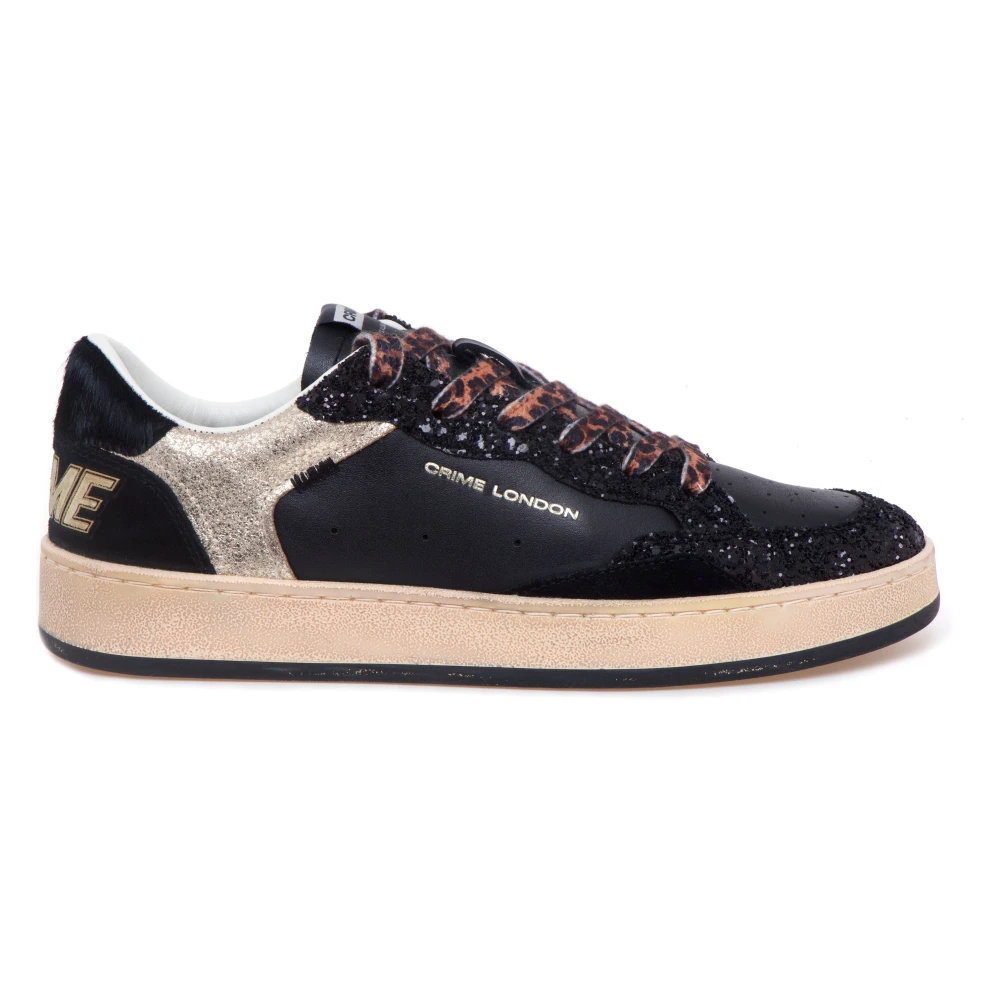 Crime London Chelsea Sneaker Dames Schoenen Zwart
