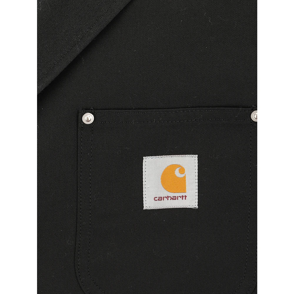 Junya Watanabe Stijlvolle single-breasted jas met logo Black Heren