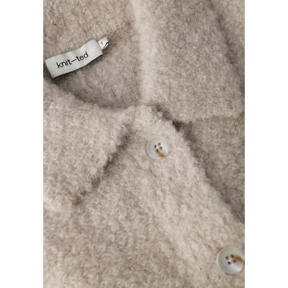Knit-ted Elegant Lichtgrijs Vest ASA Gray Dames