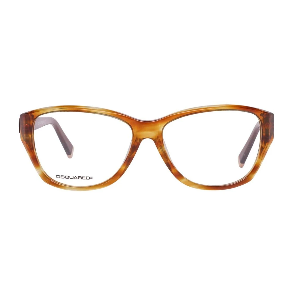 Dsquared2 Bruine plastic frames met wijzerplaat Brown Dames
