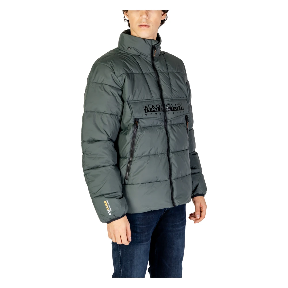 Napapijri Pufferjas Herfst Winter Collectie Mannen Green Heren