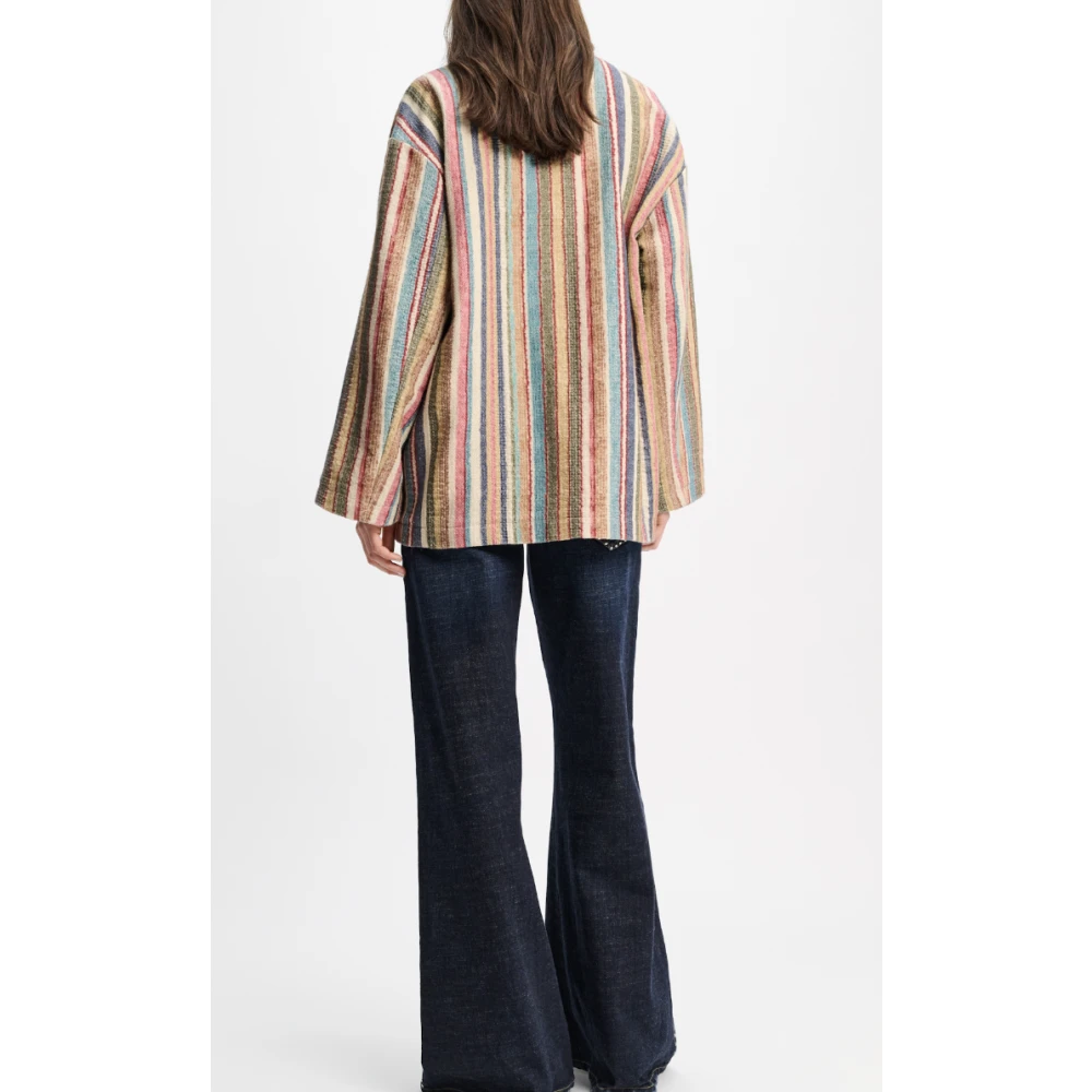 dorothee schumacher Gestreepte Comfort Jas Multicolor Dames