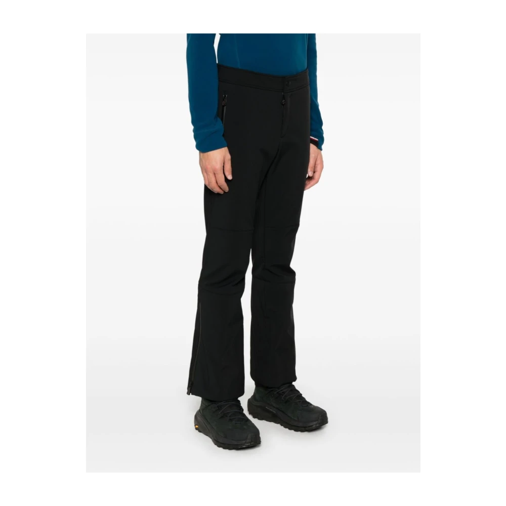 Moncler Zwarte Broek voor Mannen Aw24 Black Heren