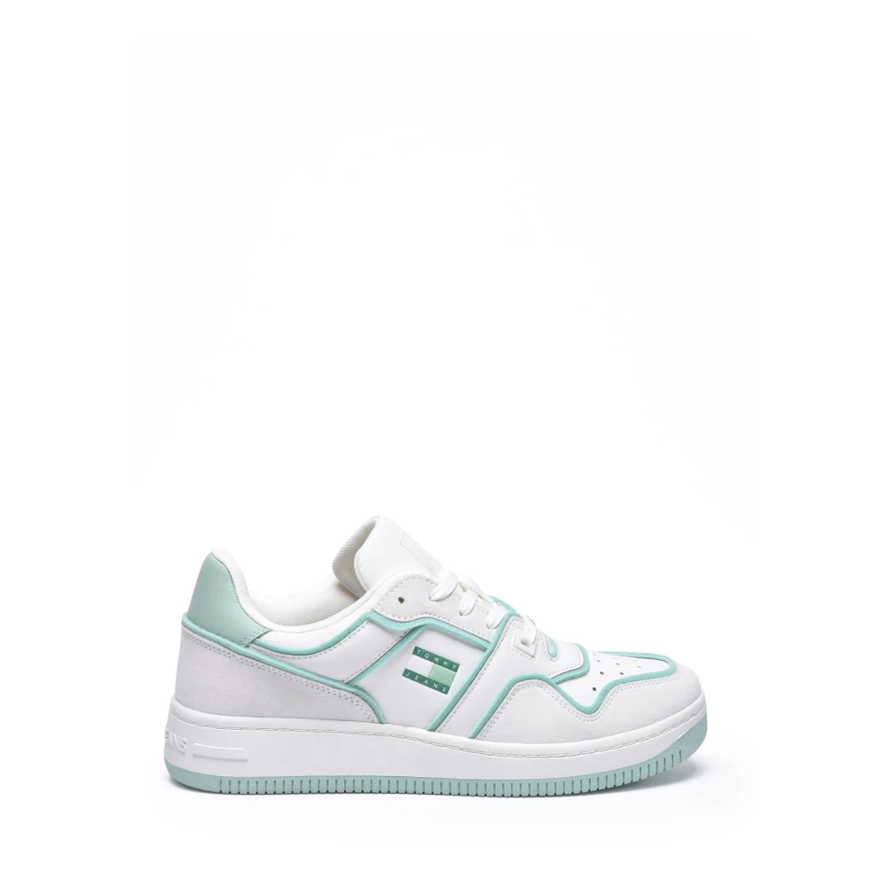 Tommy Jeans Retro Basket Foam Edge Dames Schoenen Wit