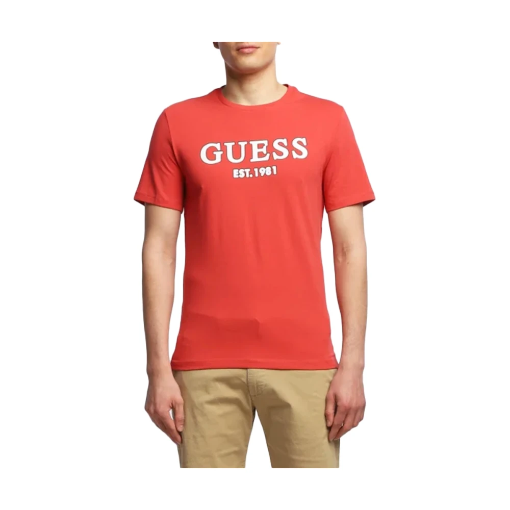 Guess - Tops > T-Shirts - Red - Guess - Modalova
