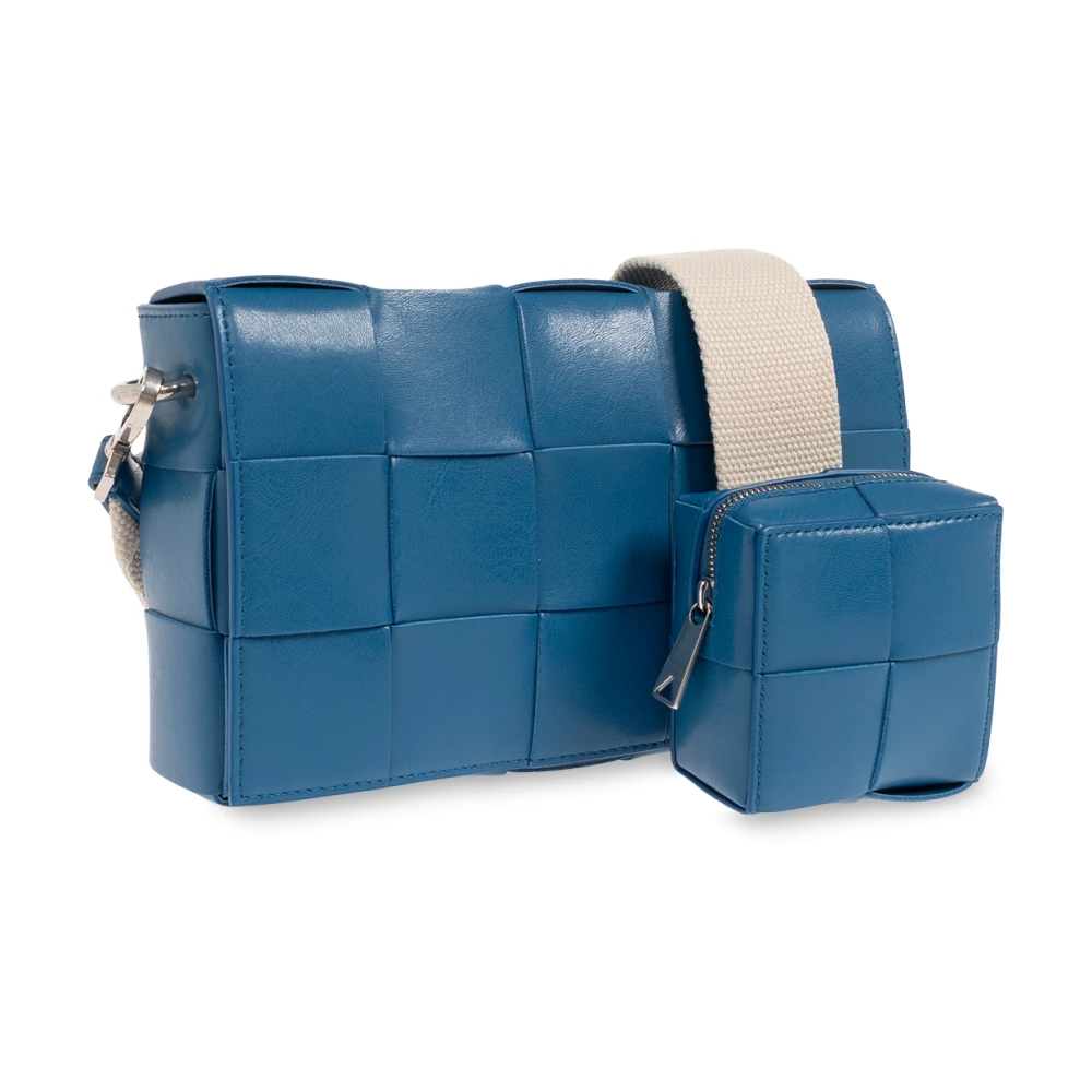 Bottega Veneta Cassette Medium Bags Blue Heren