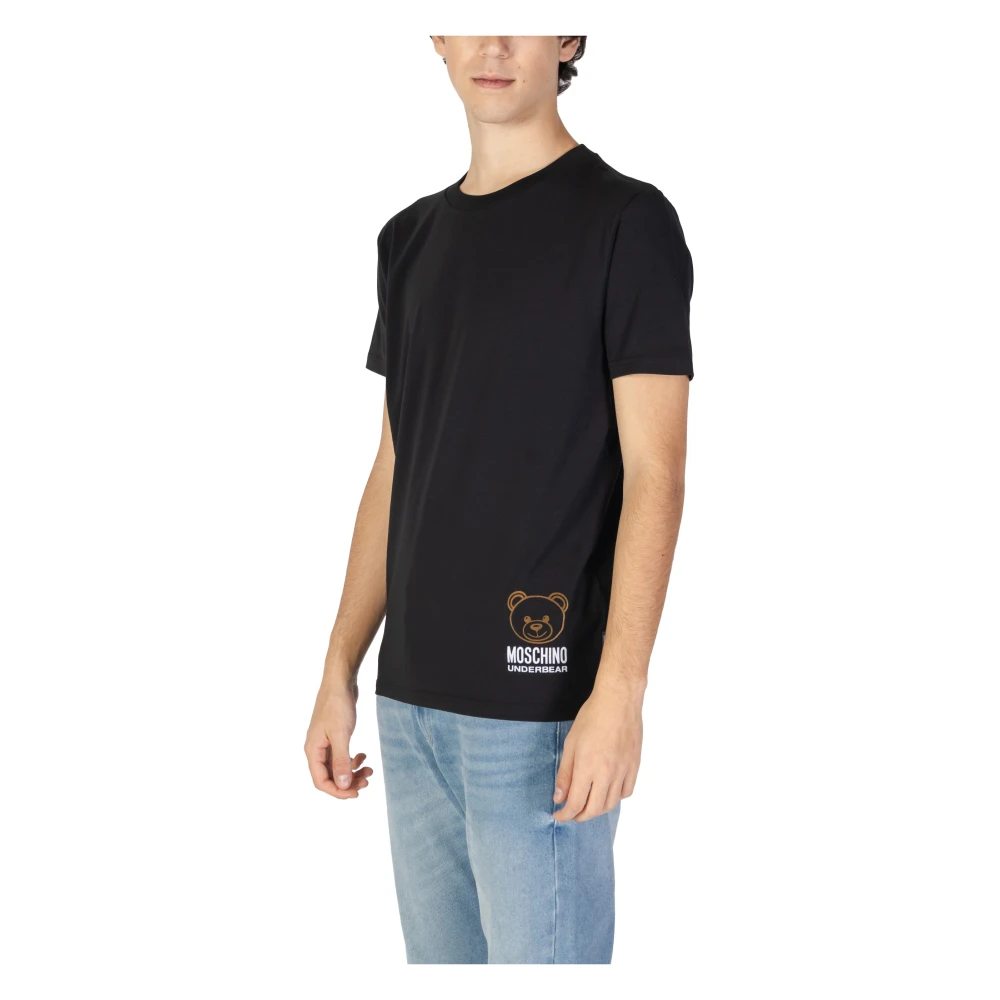 Moschino Katoenen Heren T-shirt en Polo White Heren