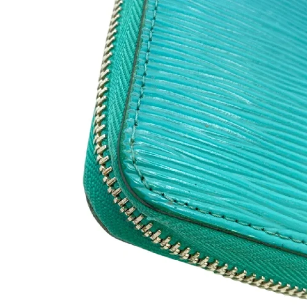 Louis Vuitton Vintage Pre-owned Leather wallets Blue Dames