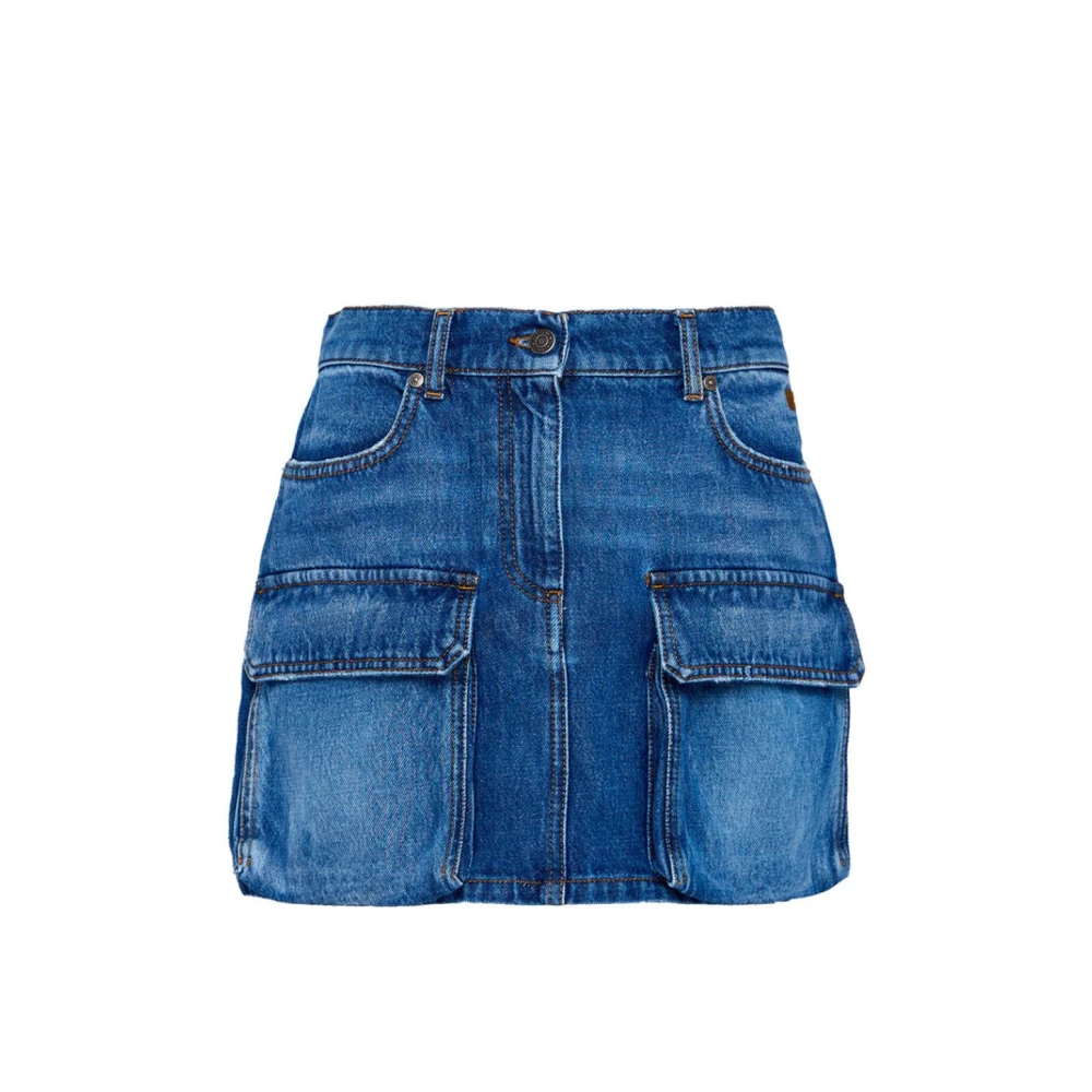 Msgm Katoenen Casual Overhemd Blue Dames