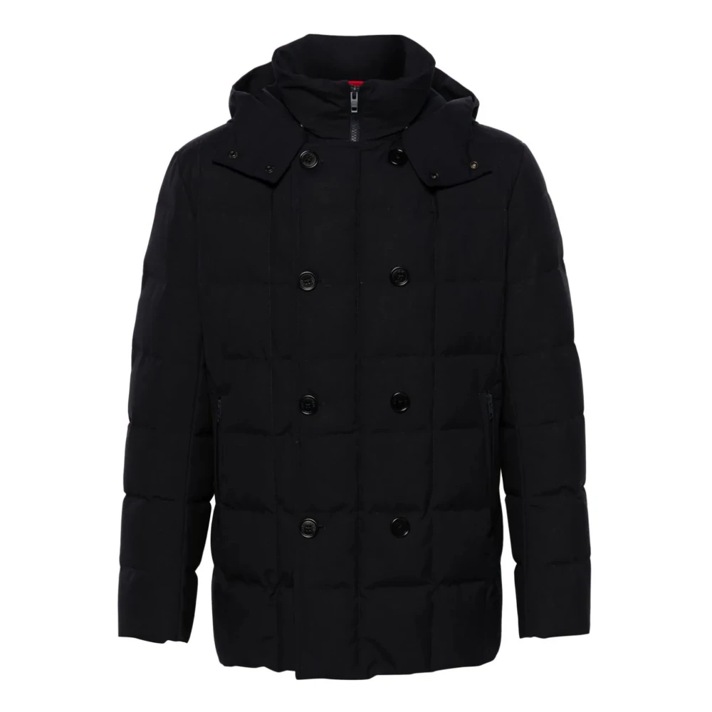Fay Midnight Blue Puffer Jacket Blue Heren