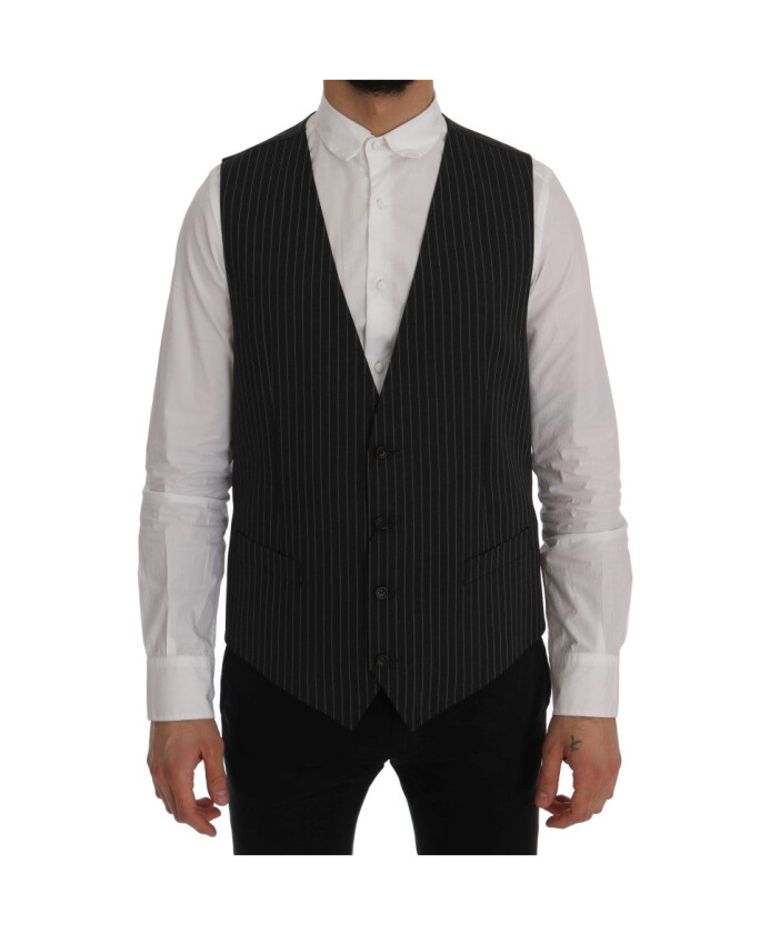 elegant-gray-striped-vest