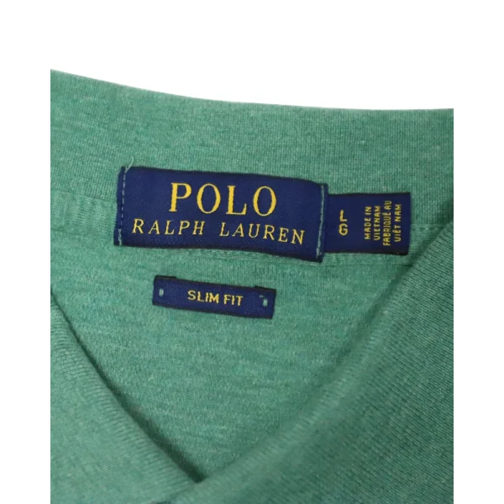 Ralph Lauren Pre-owned Cotton tops Green Heren