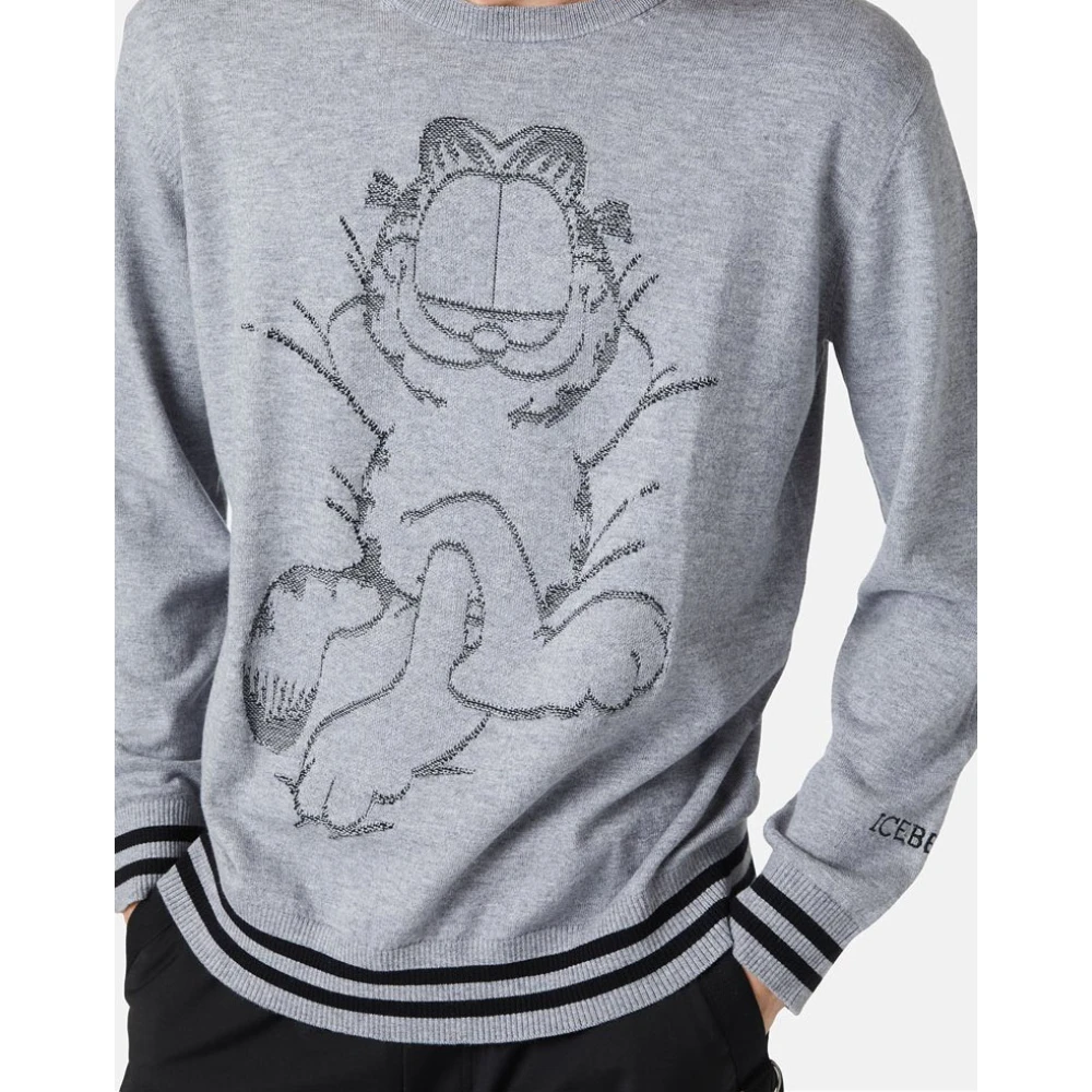 Iceberg Trui met Garfield ontwerp Gray Heren