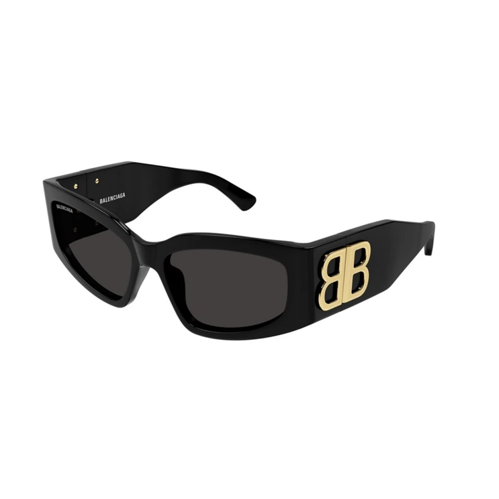 Balenciaga Unisex Black Sunglasses, 57 Mm, Grey Sunglasses Bb0321s Model