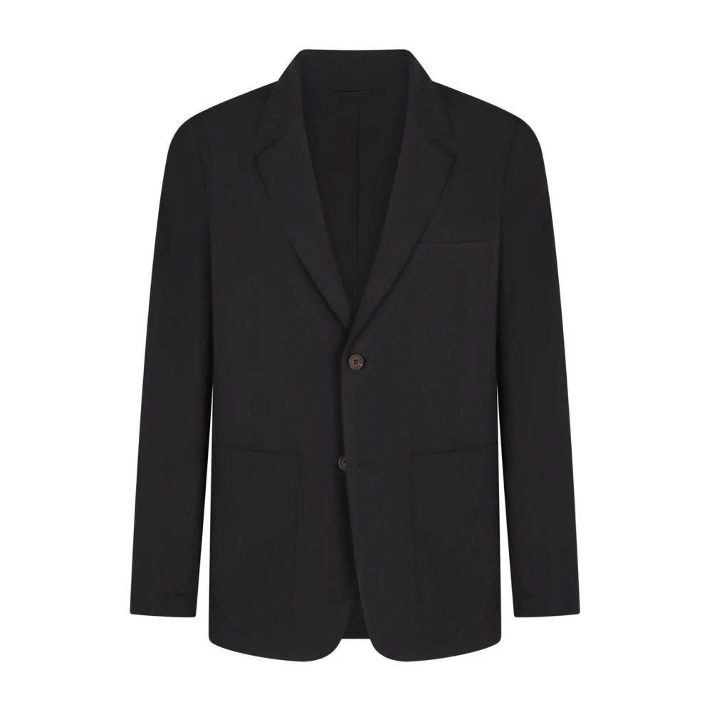 Emporio Armani Herr Svart Jackor L, Klassisk Blazer