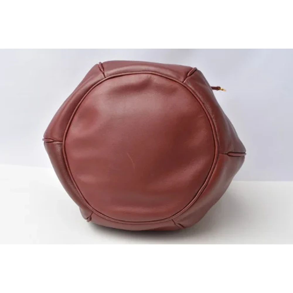 Cartier Vintage Pre-owned Leather shoulder-bags Brown Dames