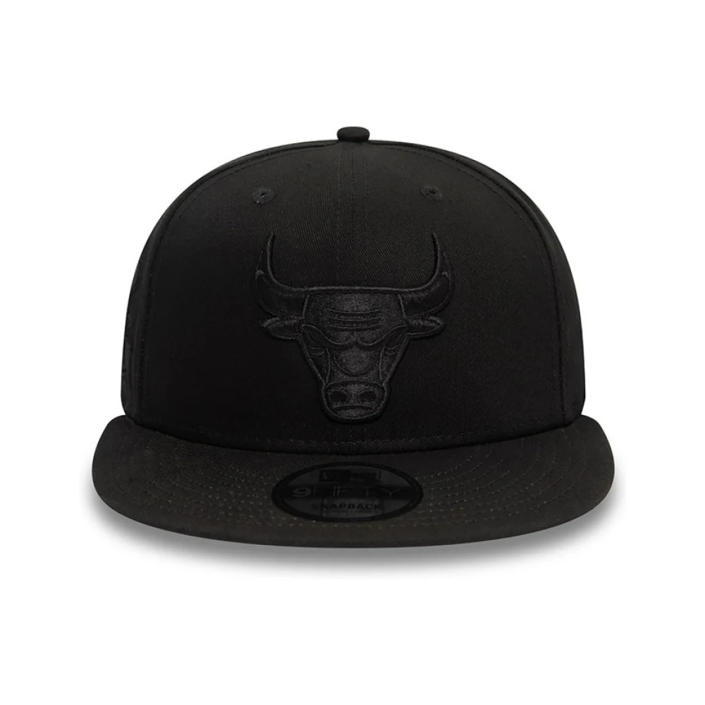 new era Zwarte Bulls Monochrome Pet Black Heren
