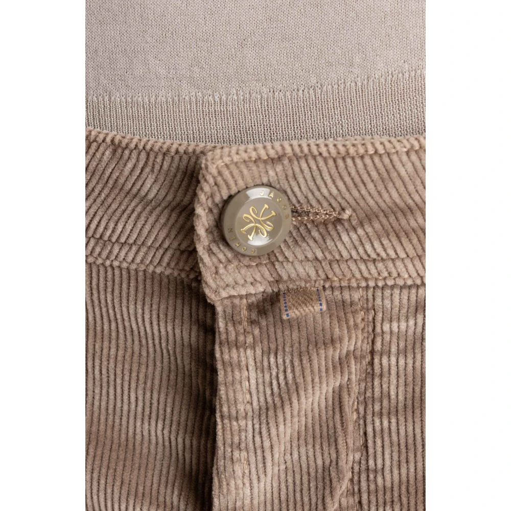 Jacob Cohën Luxe Duifgrijs 5-Pocket Broek Brown Heren
