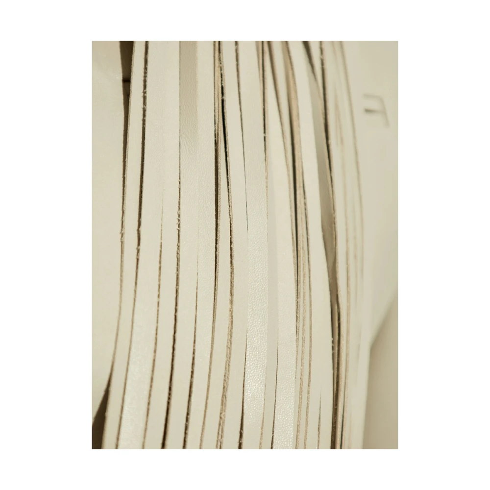 Diesel Beige Fringe Double-Breasted Outerwear Beige Dames