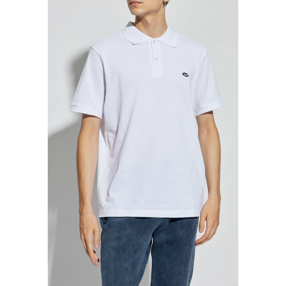 Diesel Polo T-Rejust-Doval-Pj White Heren