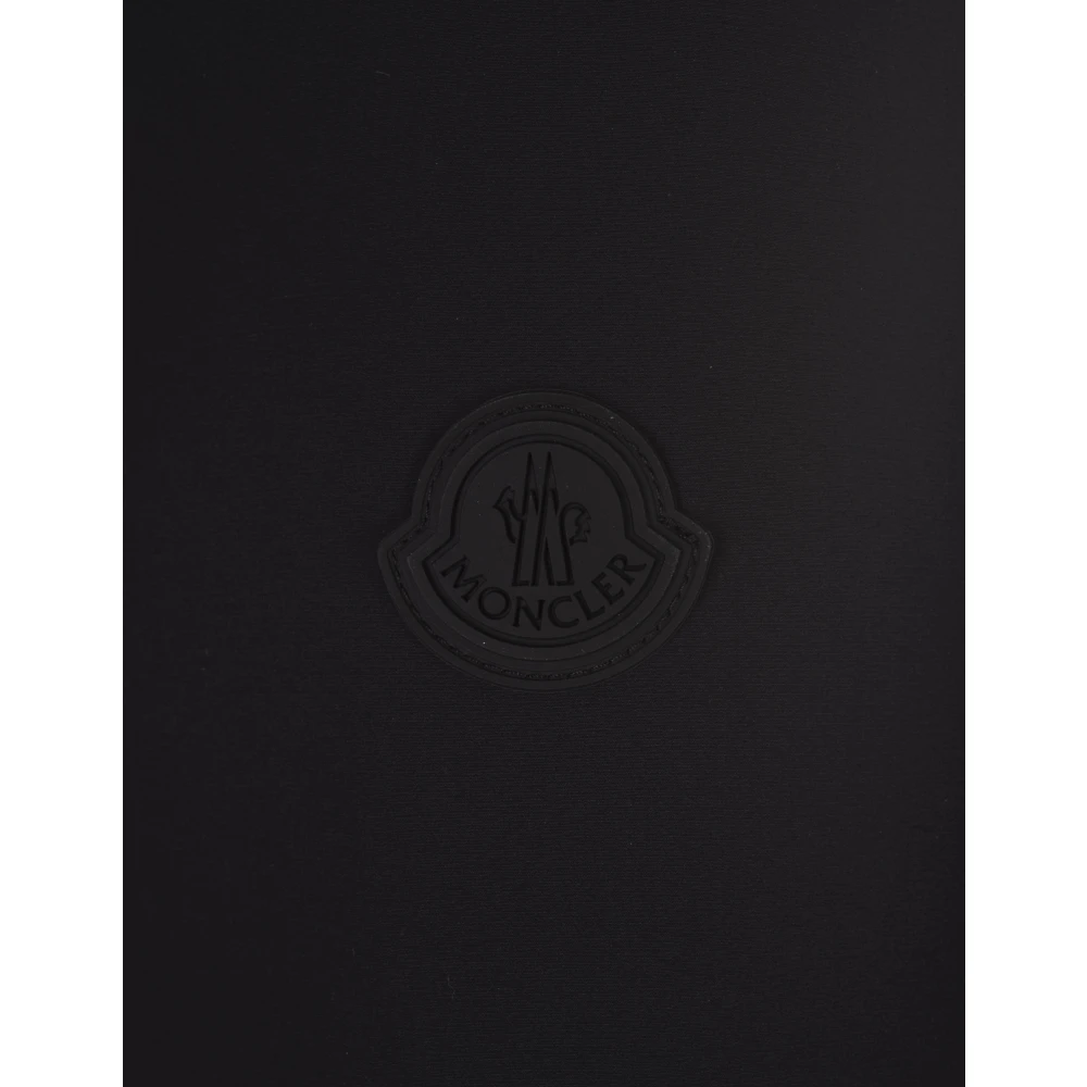 Moncler Zwarte Omkeerbare Donsjas Larcher Black Heren