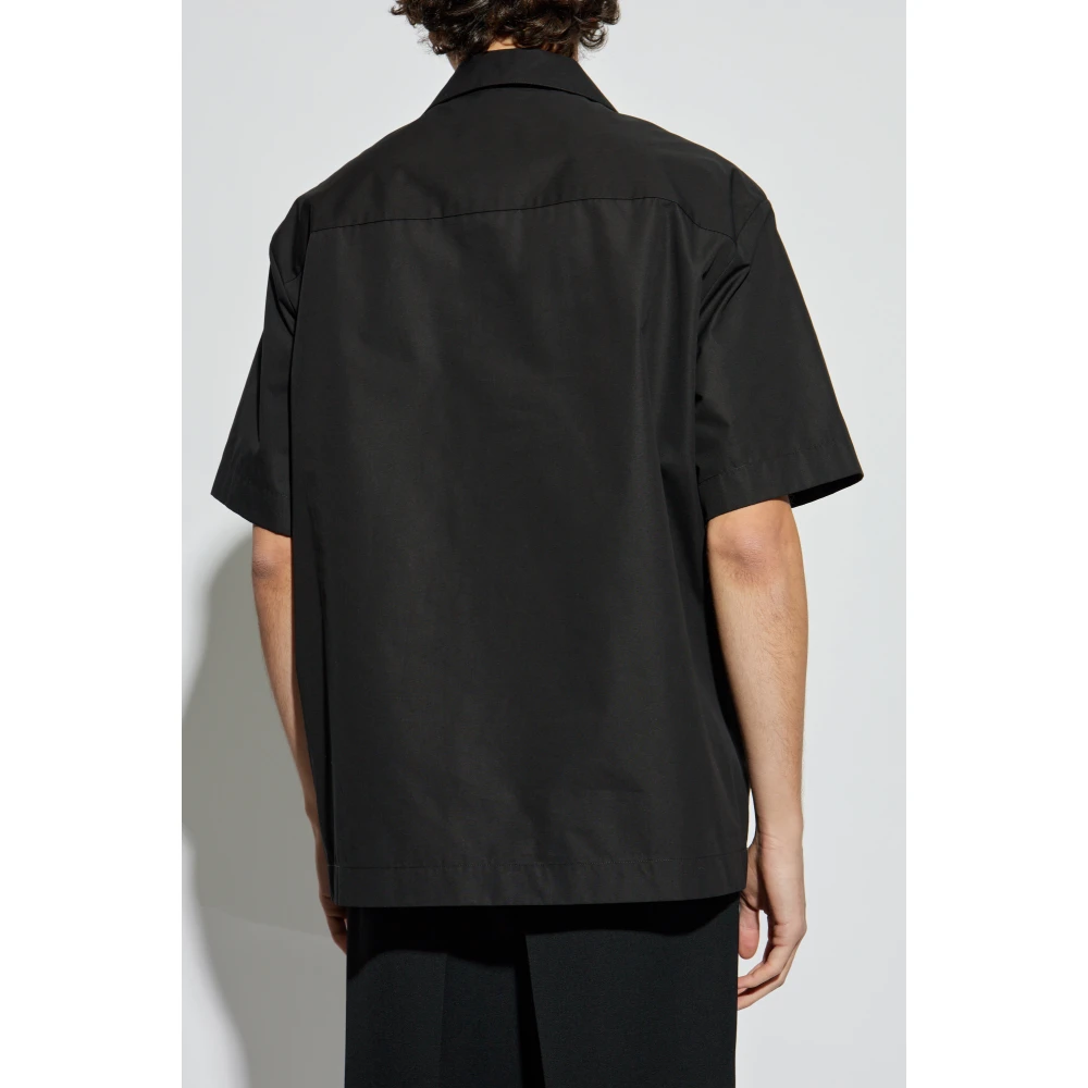 Jil Sander Kortemouwenshirt Black Heren